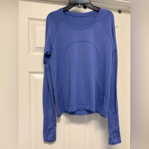 Lululemon Swiftly Tech Long Sleeve Shirt 2.0 Size 10 Wild Indigo Purple Seamless